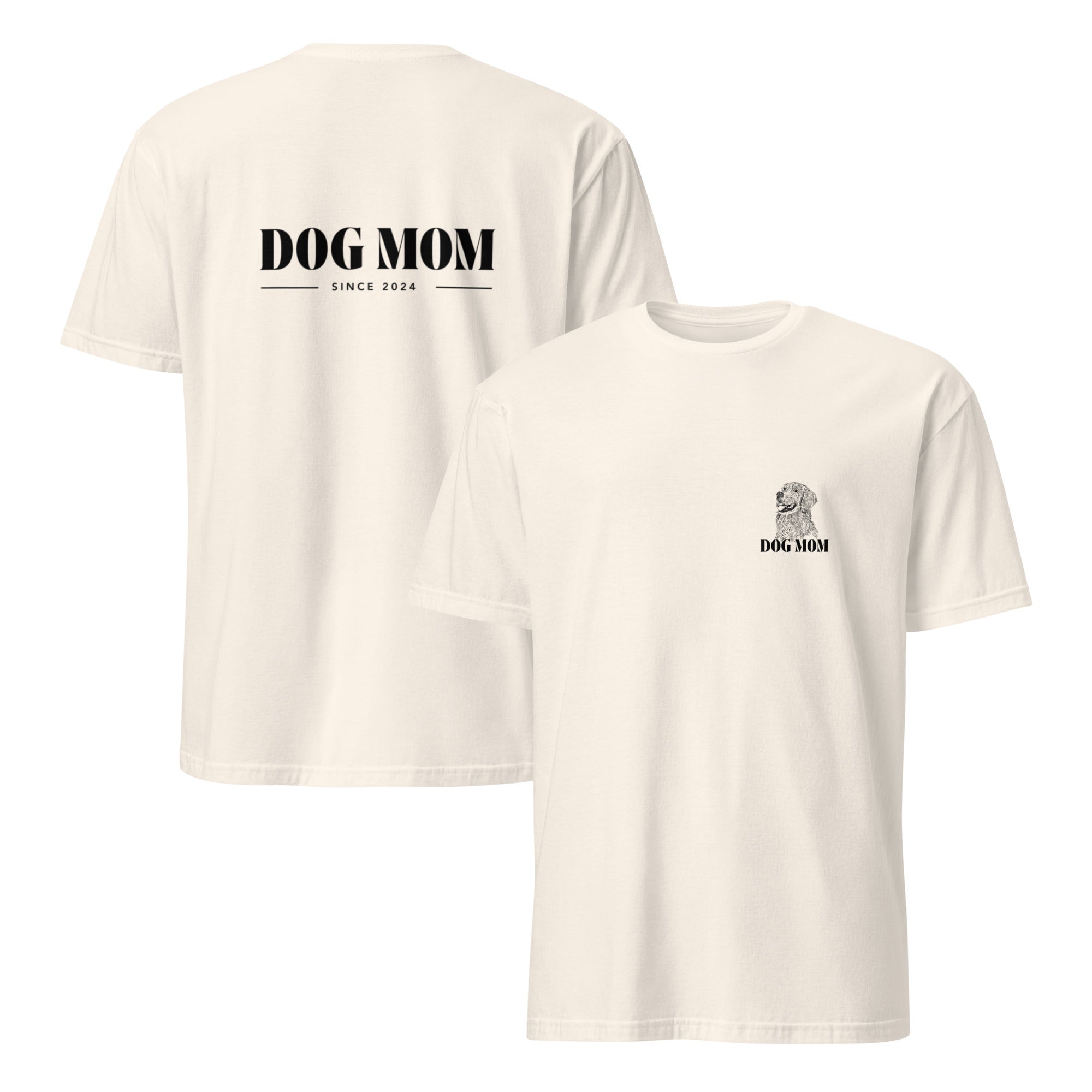"Dog Mom" T-Shirt - Personaliseerbaar